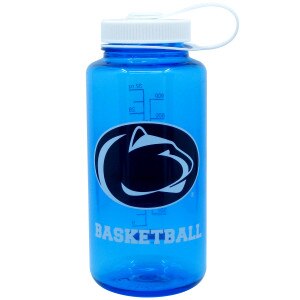 Nalgene water bottle with Penn State Athletic Logo and Basketball